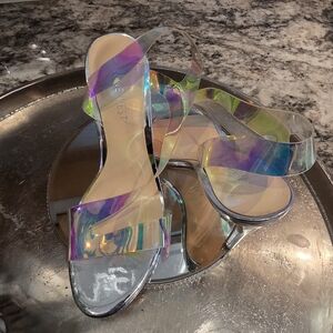 Nine West Multicolor Iridescent Sandals